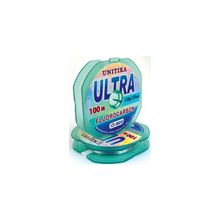 Леска моно. Eco Unitika Ultra Fluorocarbon, 100m, 0,235mm, 7,20kg, прозрачный