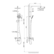 Душевая система D&K DA1433715A02