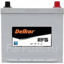 Аккумулятор автомобильный DELKOR EFB 95D23L 70.0 Ah 660 A оп 232x173x225