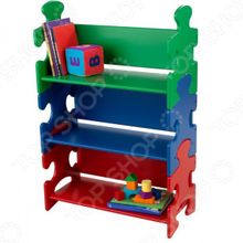 KidKraft Puzzle Book Shelf Primary