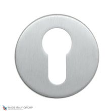 Накладка под цилиндр на круг. основании Fratelli Cattini  FCT034 CYL 7-CS матовый хром