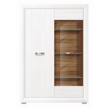 BlackRedWhite Тумба-витрина Мальта B136-REG1W1D ID - 350666
