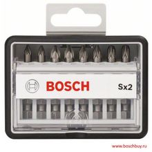 Bosch Набор 8 бит Extra Hart 49 мм PZ1(2x) PZ2(4x) PZ3(2x) Robust Line (2607002557 , 2.607.002.557)