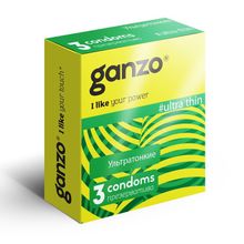 Ультратонкие презервативы Ganzo Ultra thin - 3 шт. (62969)