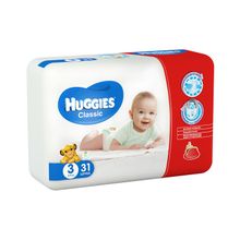 Huggies Classic 3 (4-9кг) 31 шт