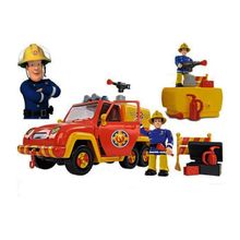 Fireman Sam Пожарный Сэм, Машина Венус со звуком и функцией воды, 19см 9257656