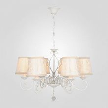 Eurosvet 60051 6 белый с золотом