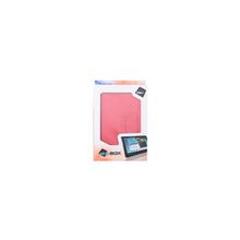 чехол-книжка SkinBox для Samsung P3100 3110, P-003, красный, выполнен из качественной экокожи