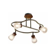 Odeon Light 1971 4 TARA ODL08 401 бронза   дерево E14 4x40W