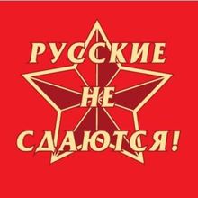 Футболка Русские не сдаются!