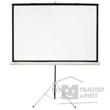 Cactus Экран  Triscreen CS-PST-150X150 150х150 см 1:1, напольный белый