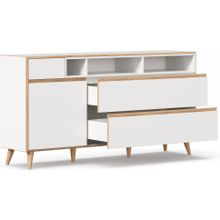 Алмаз. Любимый дом Лайн Комод большой (Белый)