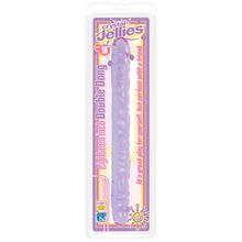 Двухсторонний фиолетовый фаллоимитатор Double Dong Purple Jellie - 46 см. Фиолетовый