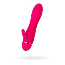 Вибратор с клиторальным стимулятором A-toys розовый 15 см