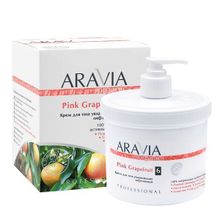 Крем для тела увлажняющий лифтинговый Aravia Organic Pink Grapefruit 550мл