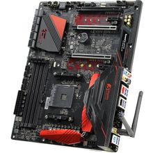 Мат. плата ASRock X370 PROF.GAMING (RTL) AM4    X370    2xPCI-E 2xGbLAN SATA RAID ATX 4DDR4