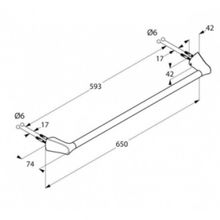 Полотенцедержатель Kludi Ambienta (5398005)