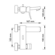 WasserKRAFT Смеситель для ванны Aller 1061WHITE