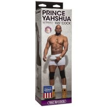 Коричневый фаллоимитатор-гигант Prince Yahshua ULTRASKYN 10.5” Cock with Removable Vac-U-Lock Suction Cup - 27,4 см. Коричневый