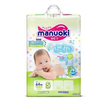 Manuoki Подгузники Manuoki Ultrathin S 3-6 кг 64 шт. JPM005