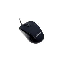 Мышь Chicony MS-7988 Lazer-lite USB, оптическая 1000dpi, rubber black,notebook size, blister package
