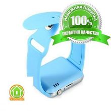 Умные часы Smart Watch A1 - серебро, белый ремешок