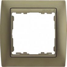 Рамка 1 пост 82, шампань матовая |  код. 82914-34 |  Simon