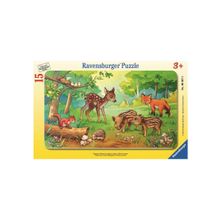 Ravensburger В рамке Детеныши животных в лесу 15 шт.