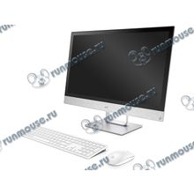 Моноблок HP "Pavilion 24-r013ur" 2MJ42EA (Core i3 7100T-3.40ГГц, 8ГБ, 16+1000ГБ, DVD±RW, LAN, WiFi, BT, WebCam, 23.8" 1920x1080, W10 H) + клавиатура + мышь [140719]