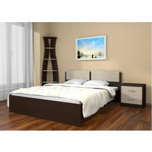 Кровать Лада (Размер кровати: 160Х200, Цвет корпуса: Венге Млечный дуб)