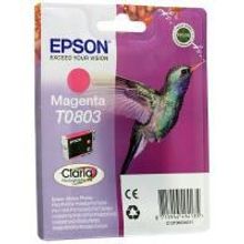 Картридж для EPSON T0803 (пурпурный) совместимый