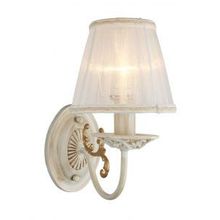 Бра декоративное OML-771 коричнево-кремовый золото белый E14 1*40W 220V арт.OML-77103-01