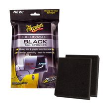 G15800 Губки для внешних деталей из пластика, резины Ultimate Black Trim Sponge, 2 шт., Meguiars