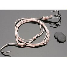 Оснастка Mikado INTRO CAT 125 см, крючок 4 0 + тройник № 4 0