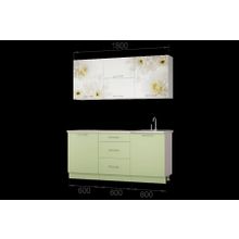 МЛК Гарнитур кухонной мебели Флоренс 1,8 накл.мойка ID - 303524