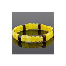 Бусики-Колечки Браслет Янтарь "Лилу" арт. НЯН-бп245