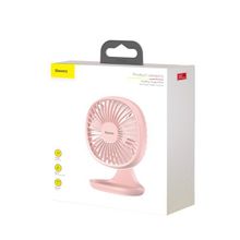 Baseus Baseus Pudding-Shaped Fan pink