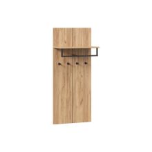 Алмаз. Любимый дом Фиджи Вешалка настенная (Дуб Золотой)