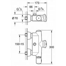 Термостат Grohe Eurodisc SE 36244 000 для душа