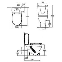 Унитаз-компакт Ideal Standard Ecco W904201