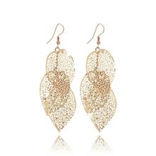 Длинные серьги "Листочки", MIA collection (арт. 51991-9529)