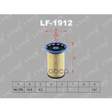 Фильтр Топливный D_audi Q3 (8u) 11-, Seat Alhambra Ii (71) 10-, Vw Cc (358) 12- Passat (3c2 3c5) Passat Сс (357) 05- Passat (36)  Passat Сс (357) 10- Sharan Ii (7n) 10- Tiguan 07 - LYNXauto арт. LF1912