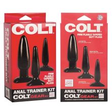 California Exotic Novelties Набор анальных пробок Anal Training Kit (черный)