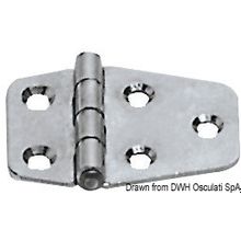 Osculati SS hinge 51.5x27 mm, 38.491.30