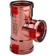 Тройник Viega Profipress XL с SC-Contur 64x35x64, медь