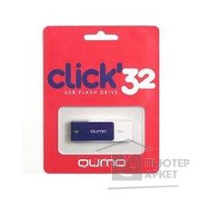 Qumo USB 2.0  32GB Click QM32GUD-CLK-Sapphire