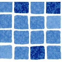 Пленка ПВХ Elbtal Supra 160 Mosaic Blue (цвет синяя мозаика) с акриловым покрытием, рулон 1,65 х 25 м