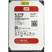 Жёсткий диск   HDD 8 Tb SATA 6Gb s Western Digital Red    WD80EFZX    3.5"  5400rpm 128Mb