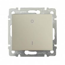 Legrand Переключатель одноклавишный двухполюсный Legrand Valena 10A 250V слоновая кость 774302 ID - 243005