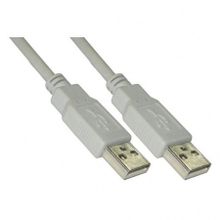 Кабель USB 2.0 Am - Am - 3 м, серый, 5bites (UC5009-030C)